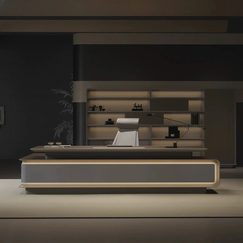 

Элитный офисный стол и кресло для руководителя, комплект мебели для кабинета генерального директора, платформа для руководителя высшего звена