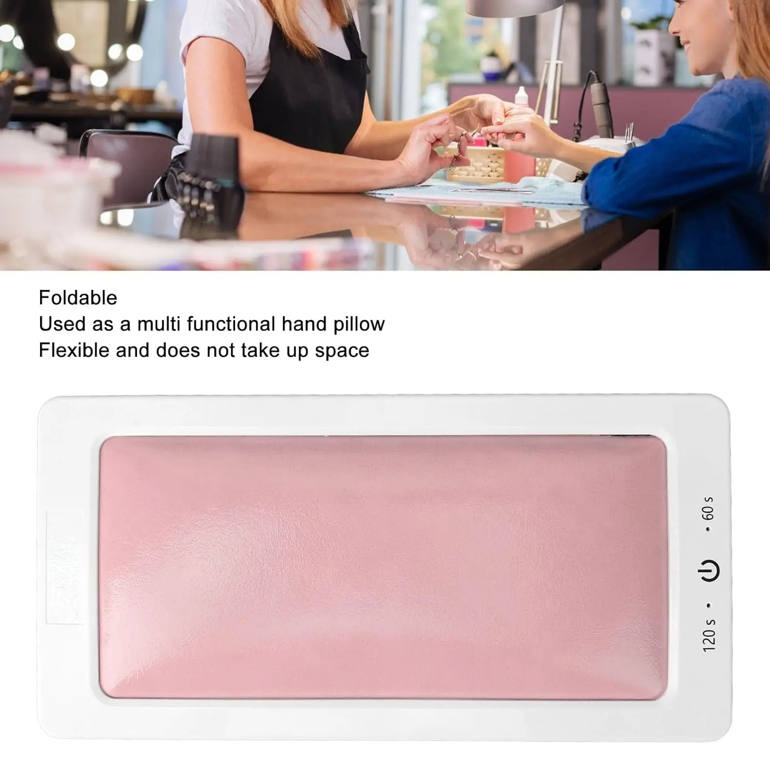 LINMANDA UV Led مسمار مصباح مع وسادة اليد الجلدية طوي تجفيف مصباح المنزل استخدام مسمار مصباح لتجفيف البولندية الورنيش مع كابل يو اس بي