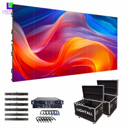 P3.9 Outdoor Led Panel 500x1000mm For 12Pcs With Lightall LVP615,Hanging Beam,Power Data Cable,Total 3x2m