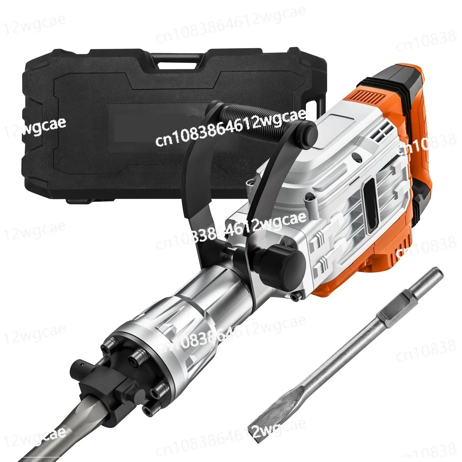 Demolition Jack Hammer Concrete Breaker 3800W 95A  Electric Hammer 2 Chisel Bits Drills for Demolition, Trenching, Chipping