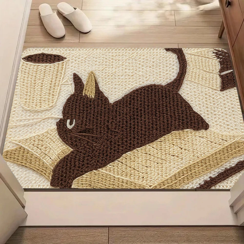 Cat Print Kitchen Floor Runner — product detail 4
