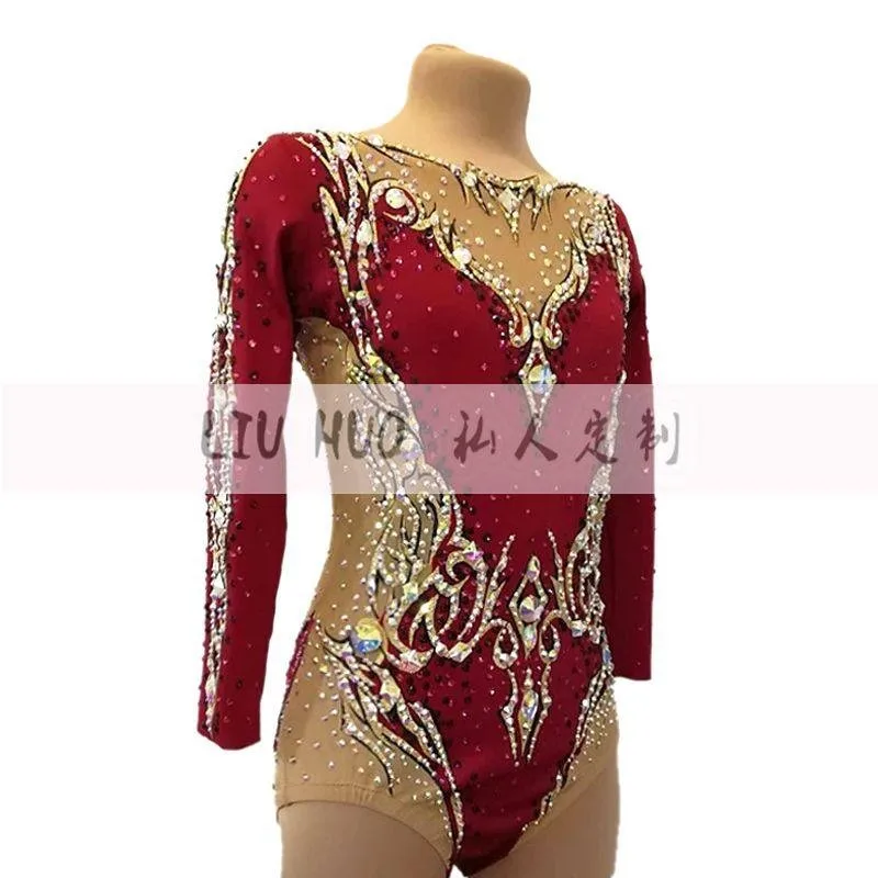 Fitnessspots Bodybuilding Competition Skills Cheerleading Women's Figure Skating Customization Artistic Gymnastics Uniform