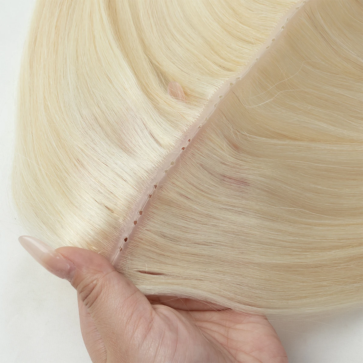 

Невидимое отверстие, плоская лента из искусственной кожи, человеческие волосы, двойные вкладки, длинная лента 25 см, искусственный уток, настоящие человеческие волосы, без клея, микрозвенк, применение 40-50 г