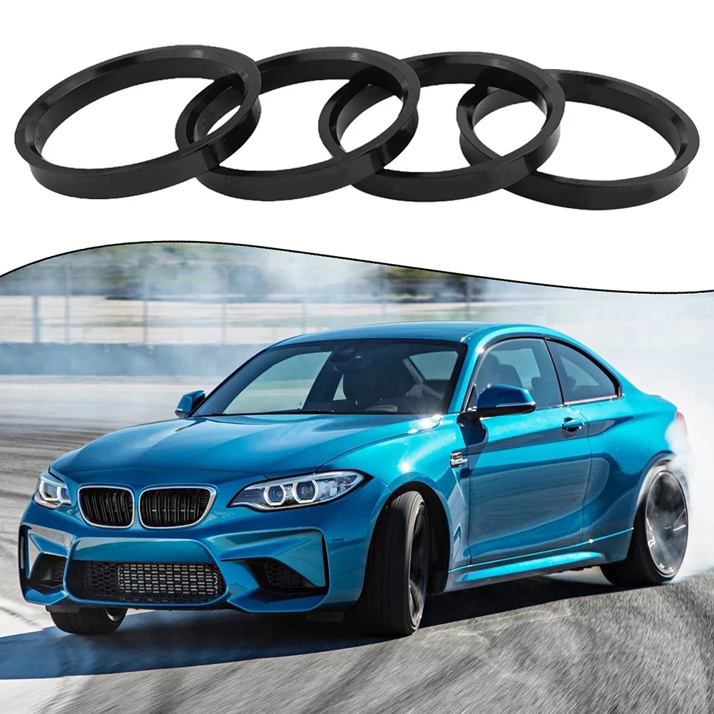 

Centering Rings For T5 Wheel Bore Center Spacer For Vehicle Wheels Aluminum Alloy Black Color High Universality For BMW