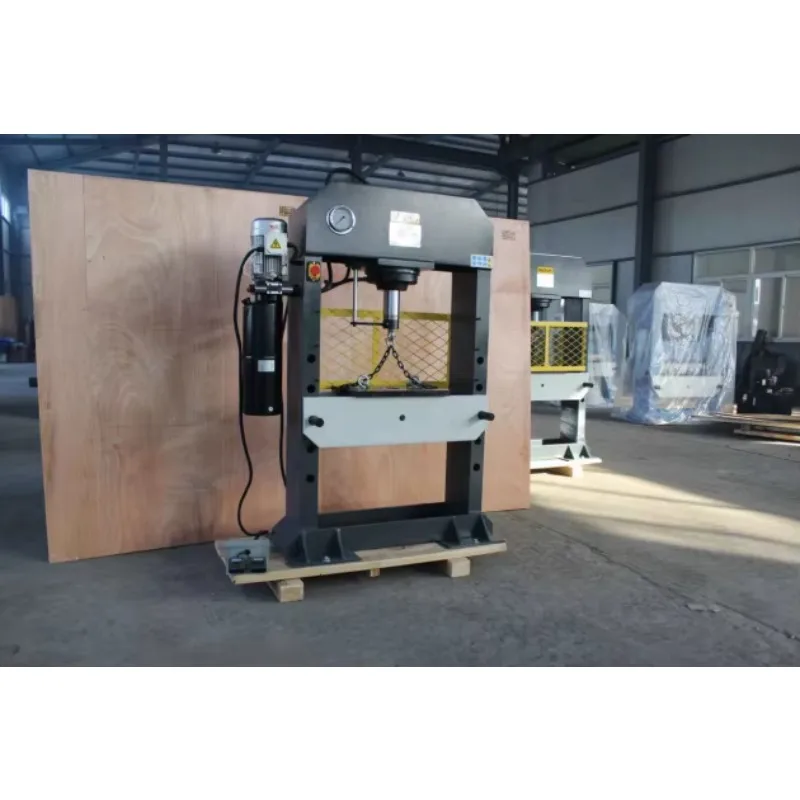 High Accuracy 50T 100T Hydraulic Shop Press Machine with Gauge Precision Metal Stamping Press for Industrial Use