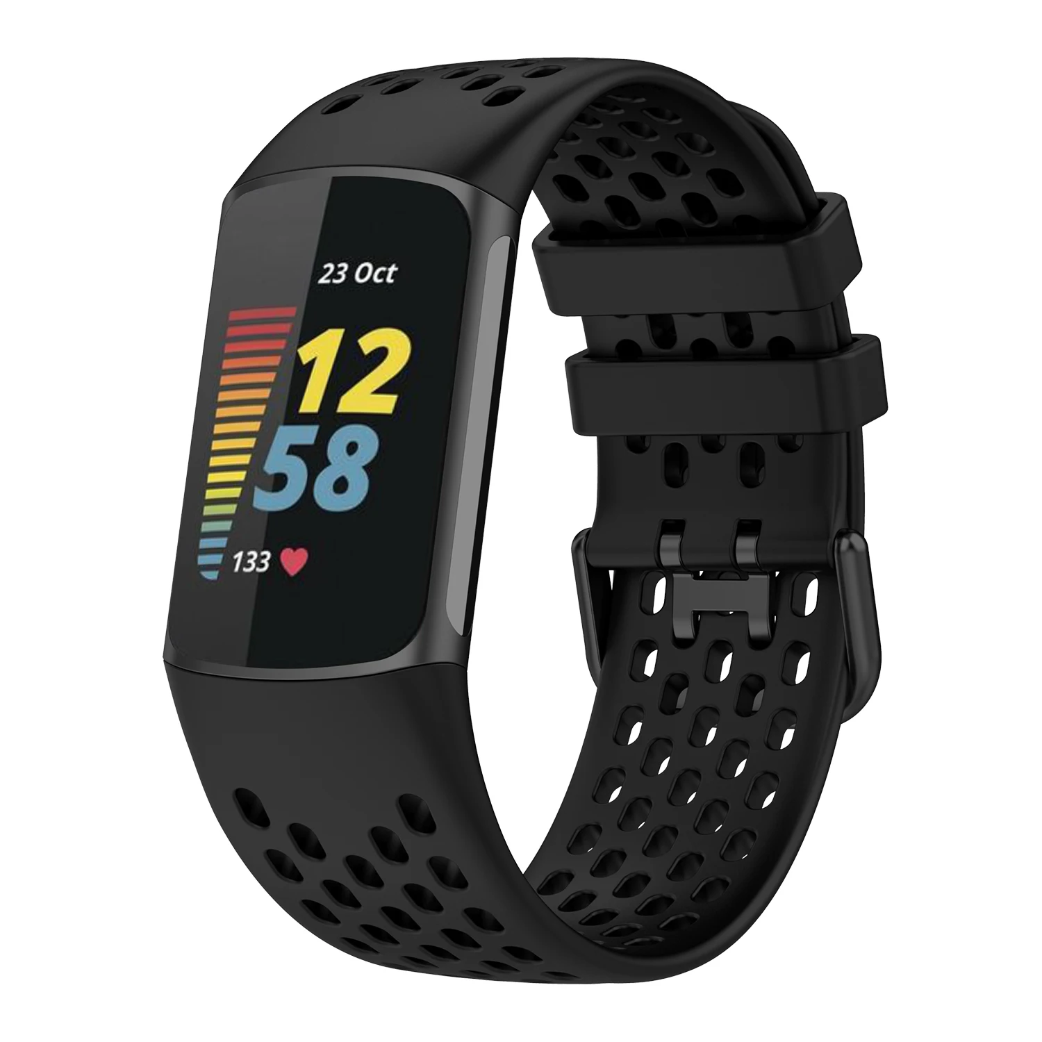 Correa de silicona para reloj inteligente Fitbit Charge 5, repuesto deportivo, pulsera para Fitbit Charge5