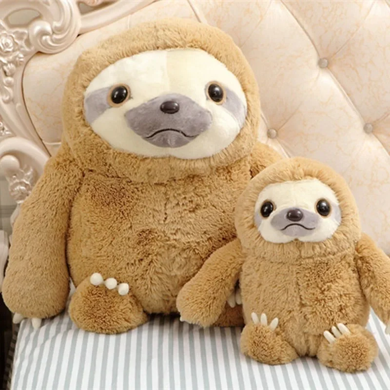 Cute Sloth Plush Toy para crianças, Crazy Animal City, filme de anime, bichos de pelúcia, boneca fofa, brinquedos kawaii para menina, presentes, 40cm, 50cm, quente