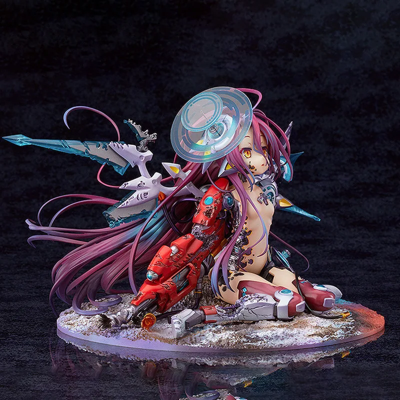 

Нет игры, нет жизни, театральная версия, поврежденная война, Хуэй, фигурка 2-го поколения, 13 см, фигурка из ПВХ, механическая текстура, орнамент, игрушки