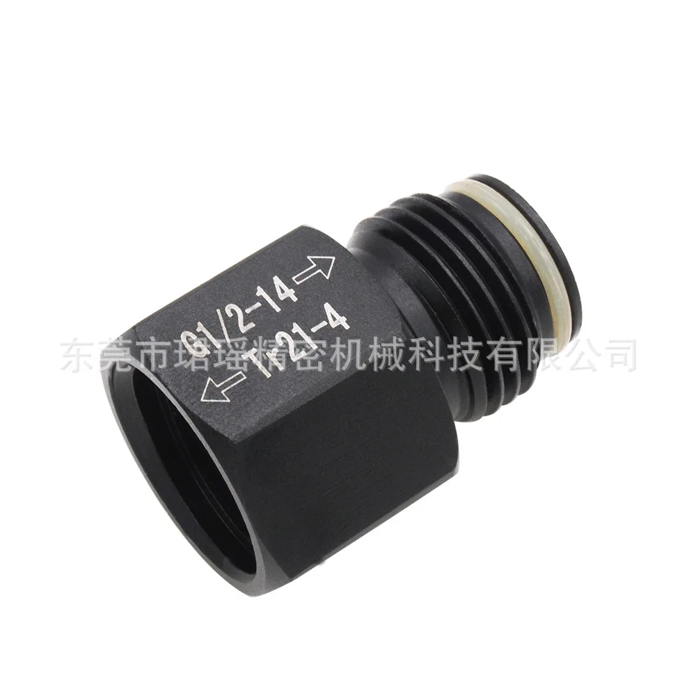 Soda home brewing aquarium CO2 CO2 pressure reducing valve adapter TR21-4 to G1/2-14 connector