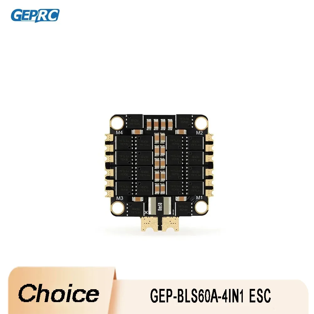 

60A Бесщеточный ESC 2-6S Совместимость Высокая эффективность для FPV Racing Drone Pilots Электронный регулятор скорости