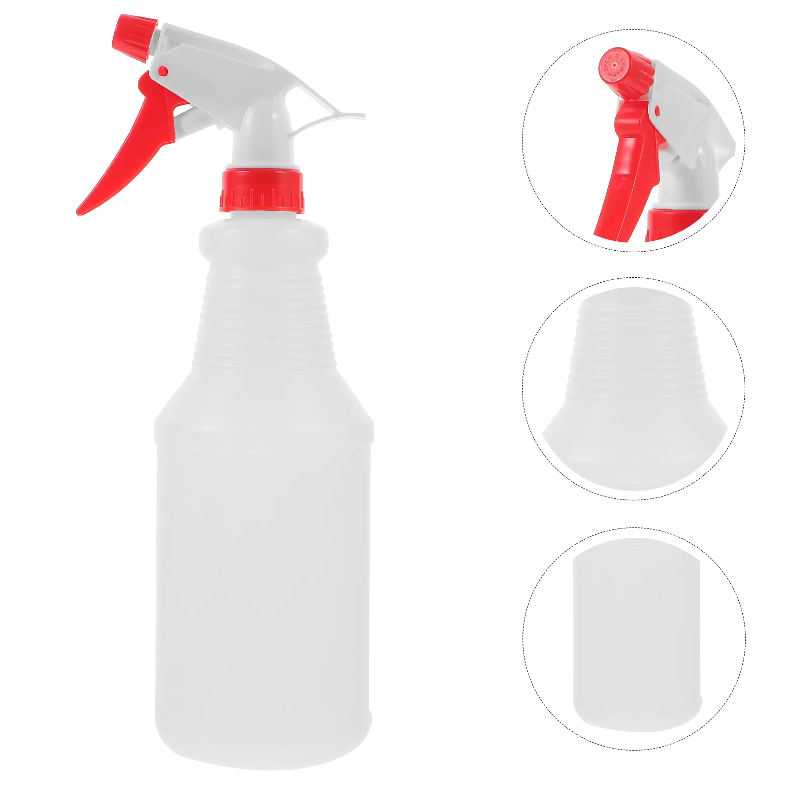 

2 Pcs Spray Bottles Alcohol Disinfectant Watering for Cleaning The Flowers Plastic Small Empty Red