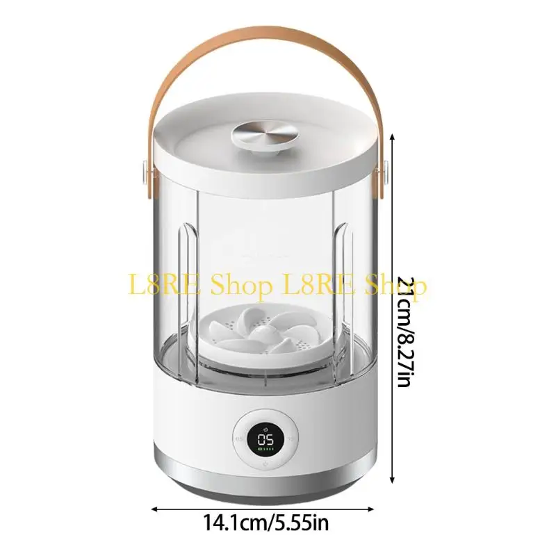 L8REポータブルワイヤレスミニワッシャーアンダーウェアのベビー服を掃除する4000mAh