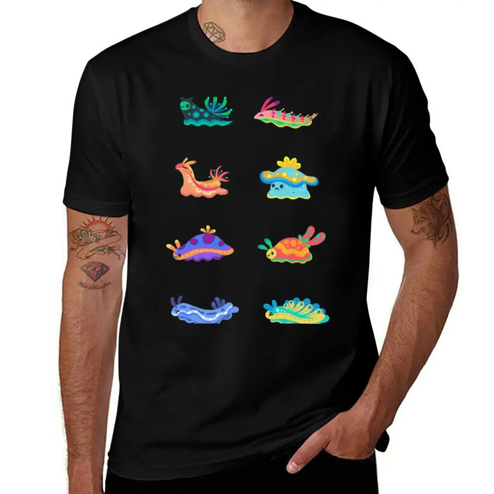 Sea slug T-Shirt quick drying summer 2025 mens graphic t-shirts hip hop