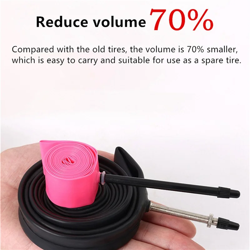 

A79E-TPU Bicycle Inner Tube 700X18 23 25 28 32C Ultralight 28G With French Valve 65Mm Length Presta Valve