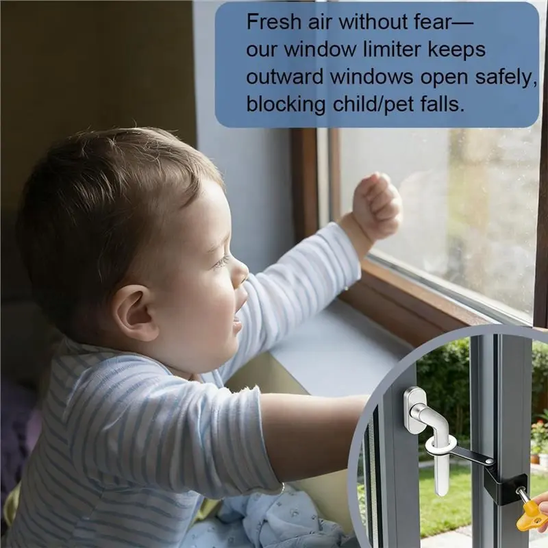 Picture 6: M11K-Window Safety Restrictor Window Opening Limiter Window Fall Preventer
