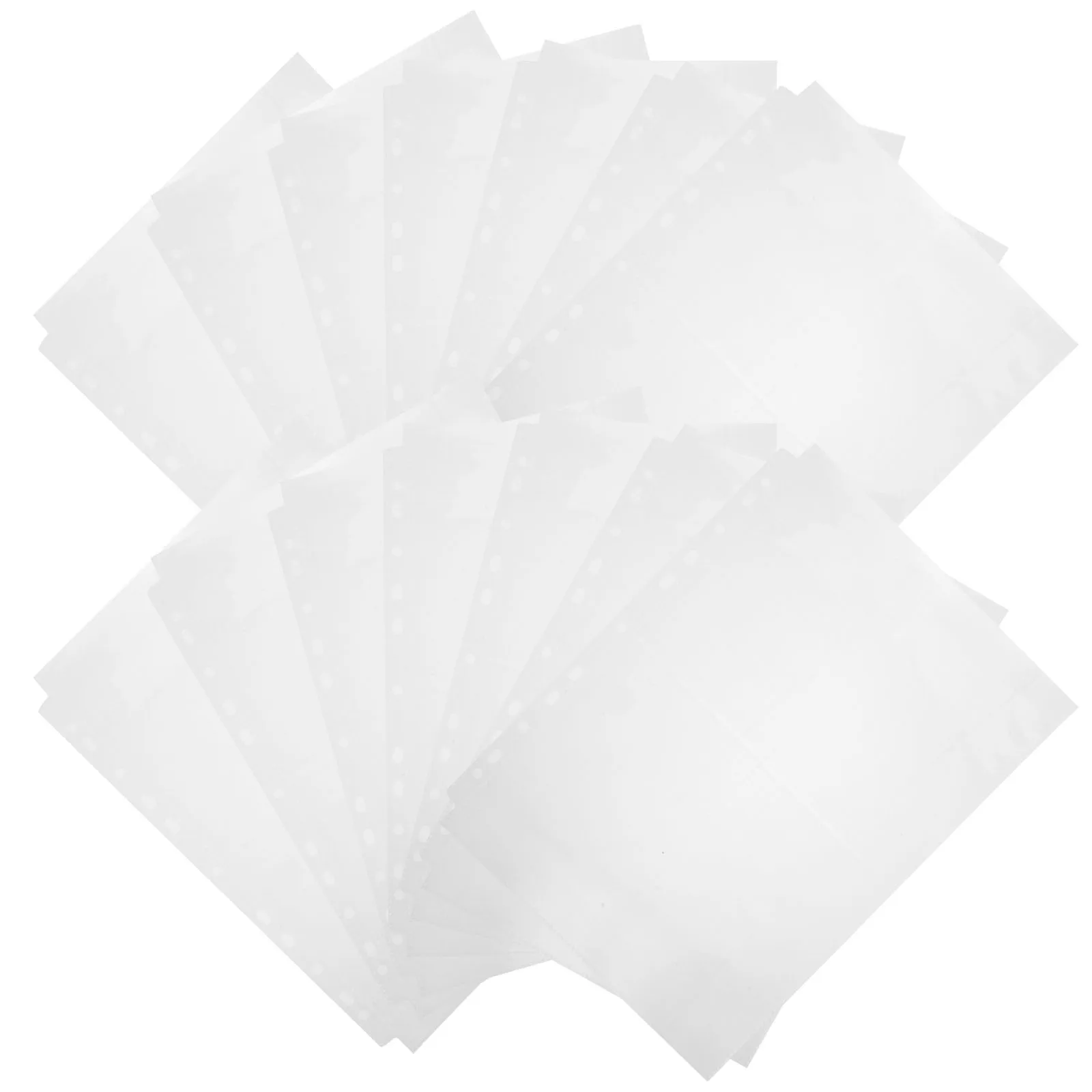 

60Pcs A4 Photo Album Refill Pages Clear PVC Sleeves Double-Sided Storage for Photos and Postcards Clear Photo Sleeves
