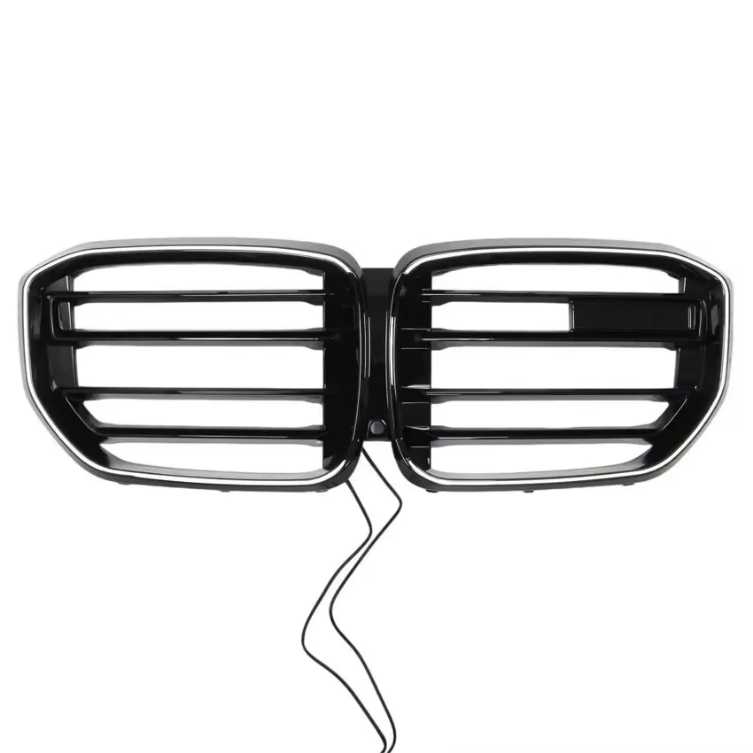 Vervangende voorbumper ABS racing grill voor BMW X5 G05 M-Sport LCI 2023-2025 Zwarte voorbumper upgrade naar X5M stijl LED grill