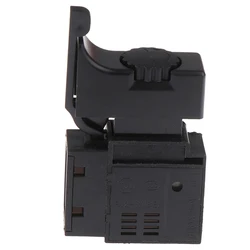 1pc New Button Switch FA2-6/1BEK Lock On Power Tool Electric Drill Speed Control Trigger