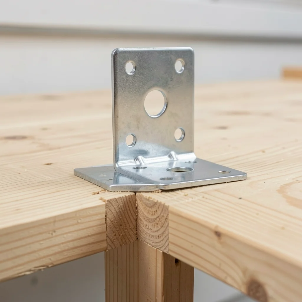L Shape Brackets Heavy Duty Reinforced Brackets Metal Galvanised Brackets Sturdy For Masonry Construction Site Timber