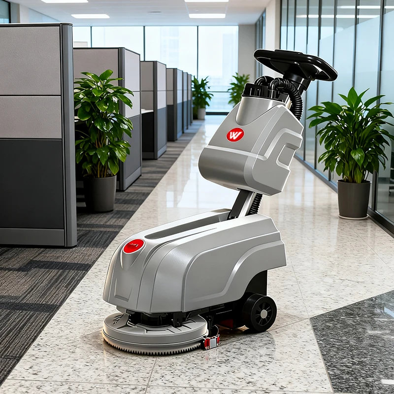 【Hot】House Use Mini Floor Scrubber hine Floor Washing Automatic Floor Scrubber hine Made in China