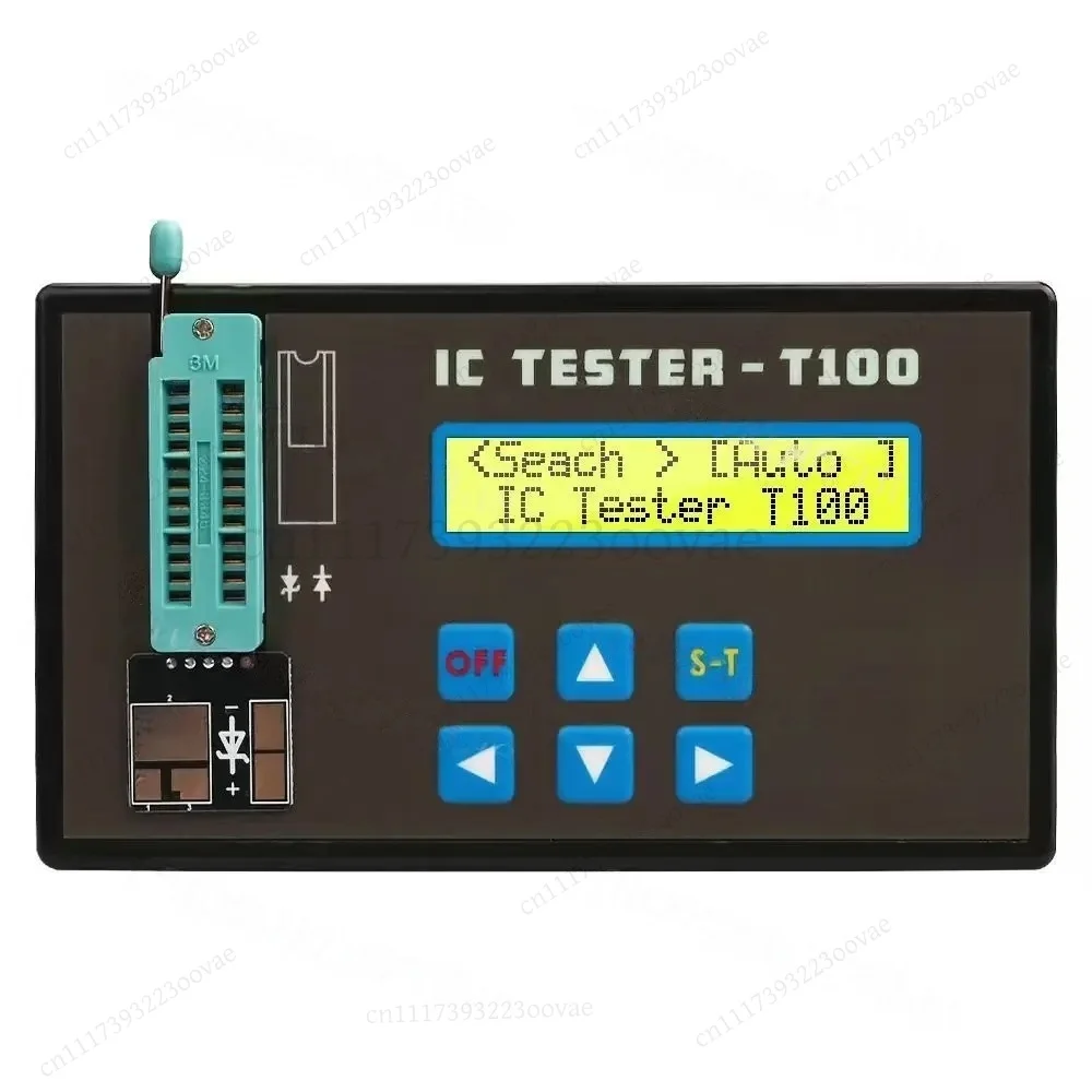 Handheld Rechargeable LED Transistor Tester Digital Diode Triode IC Chip Detector Integrated Circuit Testing Tool