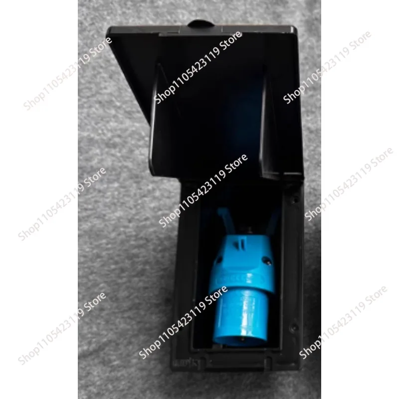 1pcs Power Plug Waterproof External Interface Socket Cover RV 220V Mains Input Socket Modified Car Accessories External