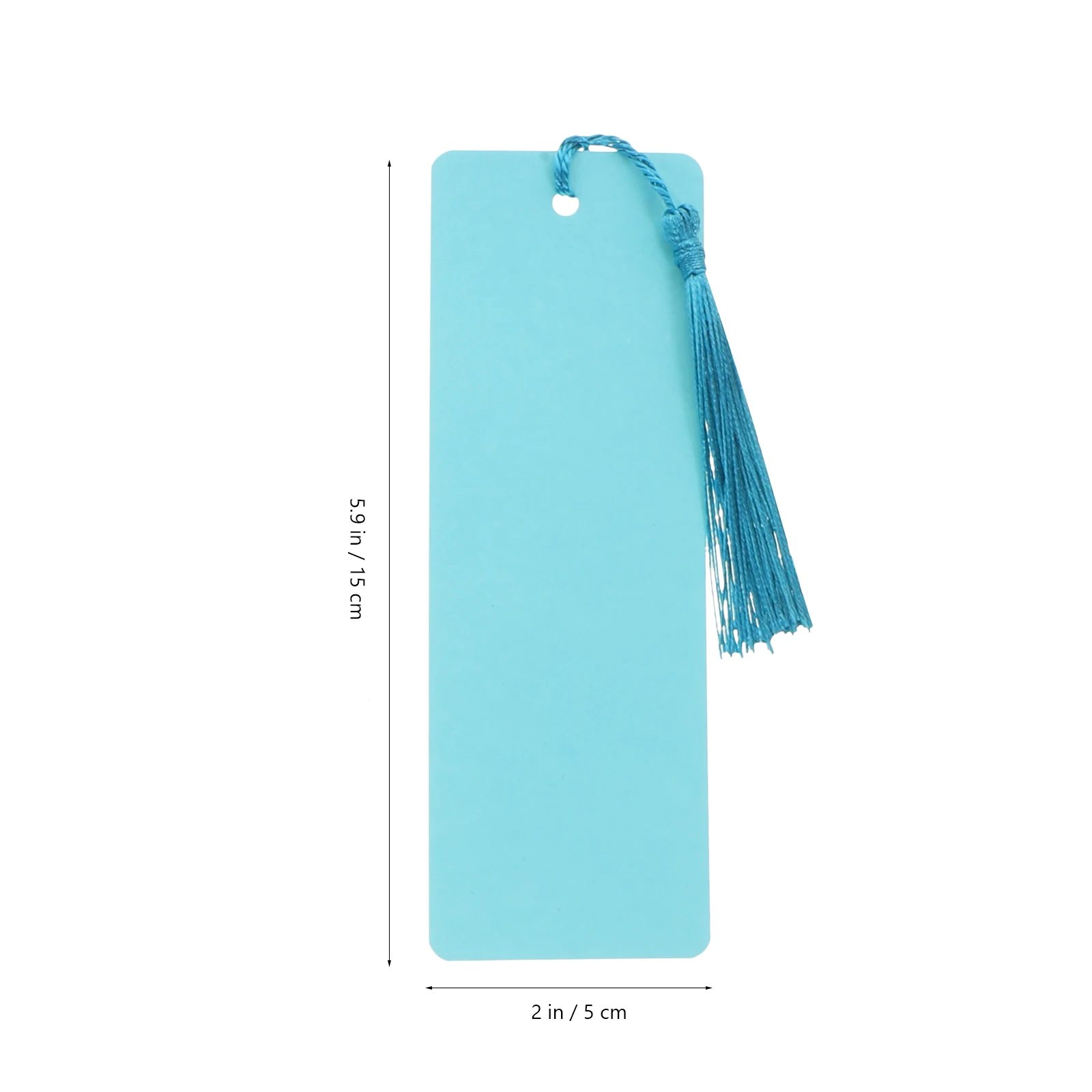 

1 set 1 Set Of Paper Blank Bookmarks Unpainted Diy Graffiti Bookmark Tags With Tassel For Book Lovers Diy Crafts Student