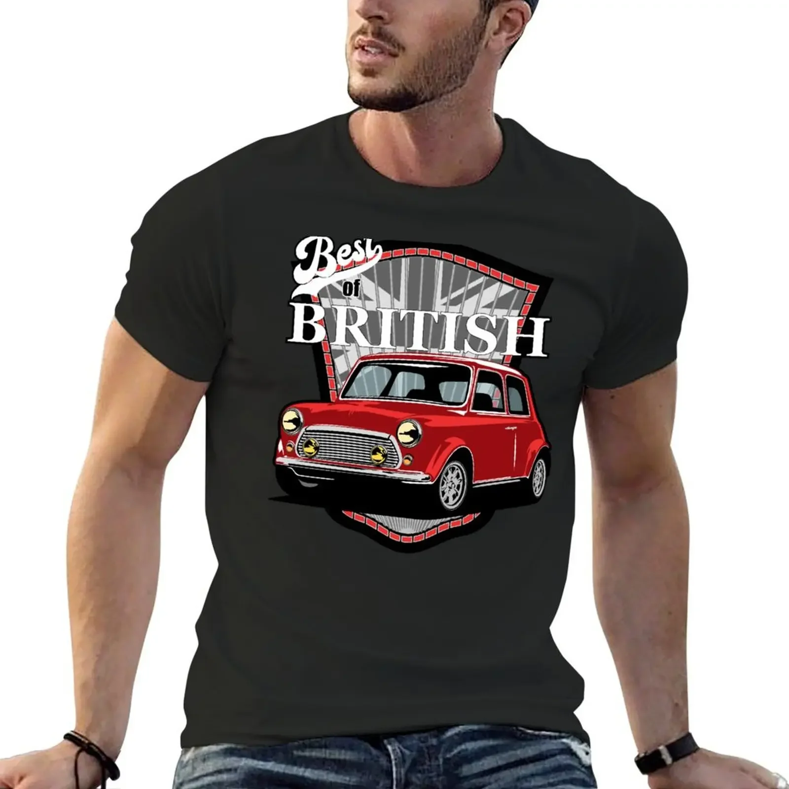 

Best of British T-Shirt customs cotton graphic tees mens graphic t-shirts anime