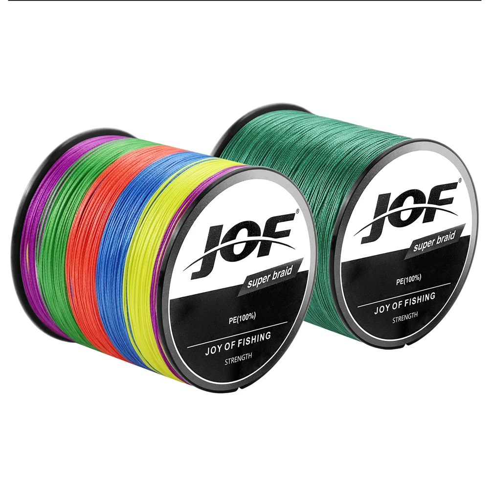 JOF X12 geflochtene Angelschnur 1000 m 500 m 300 m 12 Stränge mehrfarbige Multifilament-Salzwasser-PE-Schnur 33 42 55 65 90 103 150LB – Detail 12