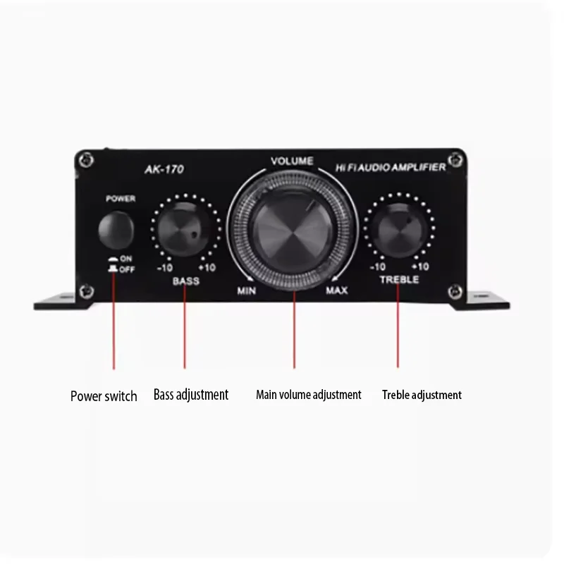 AK-170 mini 12V mini amplifier, computer audio modification console, game console power amplifier