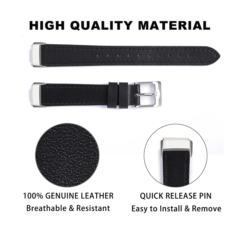 High Quality Genuine Leather Strap for Fitbit Luxe Belt Smart Watch Band Replacement for Fitbit Luxe Wristband Loop Hot New