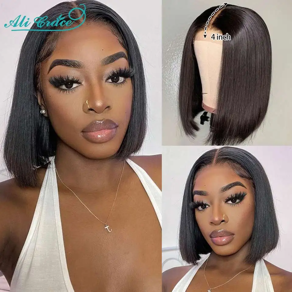 Women's Ali Grace Short Bob Lace Closure Wig