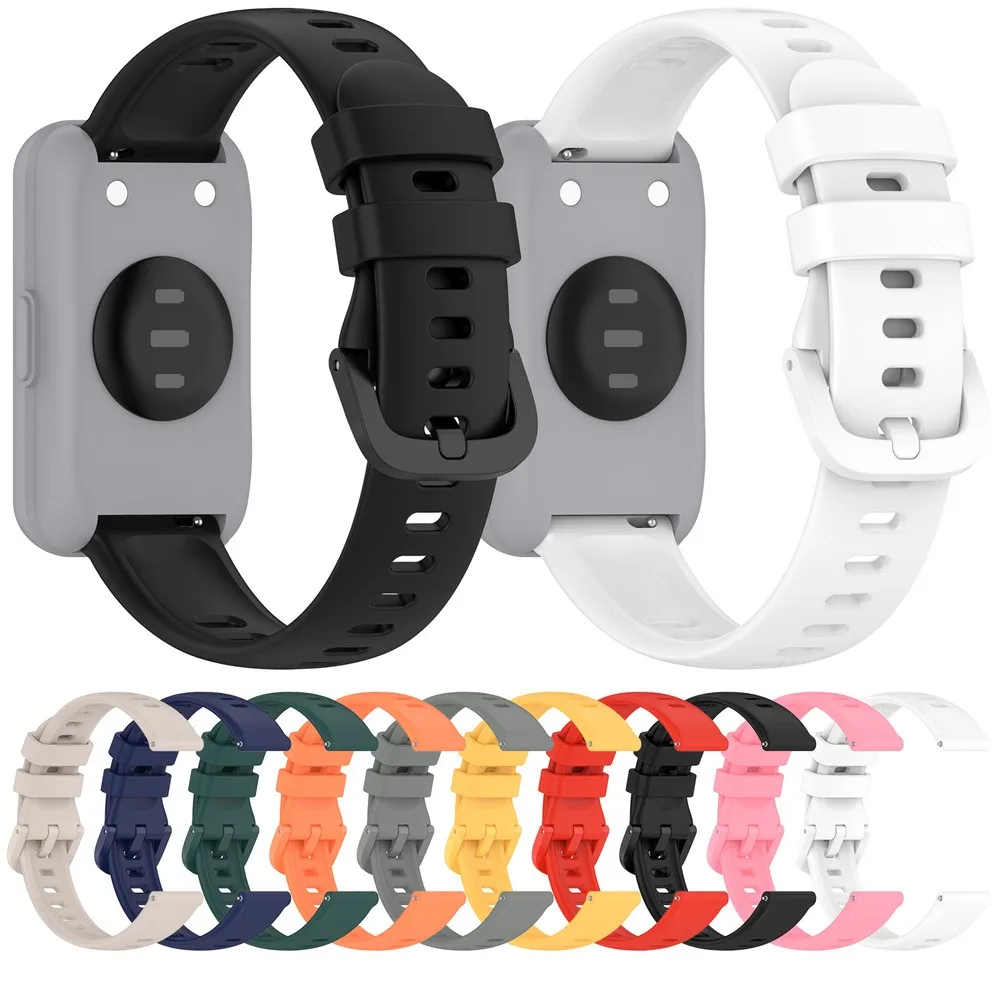 Durable Skin-friendly High-end Watchband Easy To Replace Silicone Strap Stylish Design Comfortable Smart Watch Strap Perfect Fit