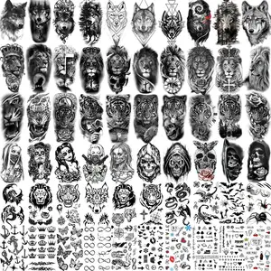 أعلى 6 مبيعات الرجال التنين المؤقتة الوشم - No5