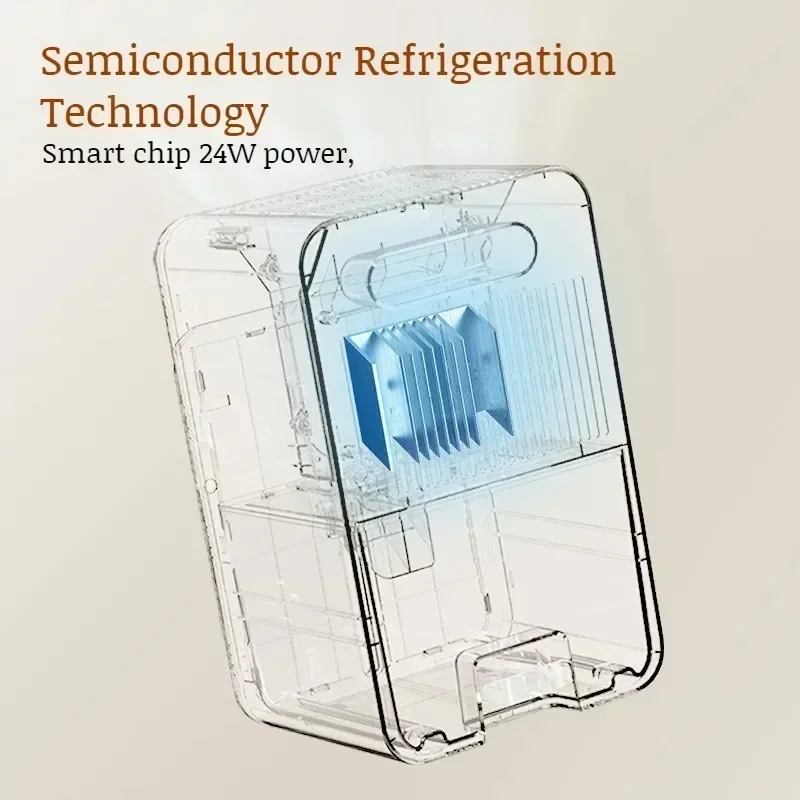 مزيل الرطوبة المحمول الذكي مع إزالة الروائح الكريهة ومنع القالب، تصميم مدمج للتحكم في رطوبة غرفة النوم/المكتب/الخزانة