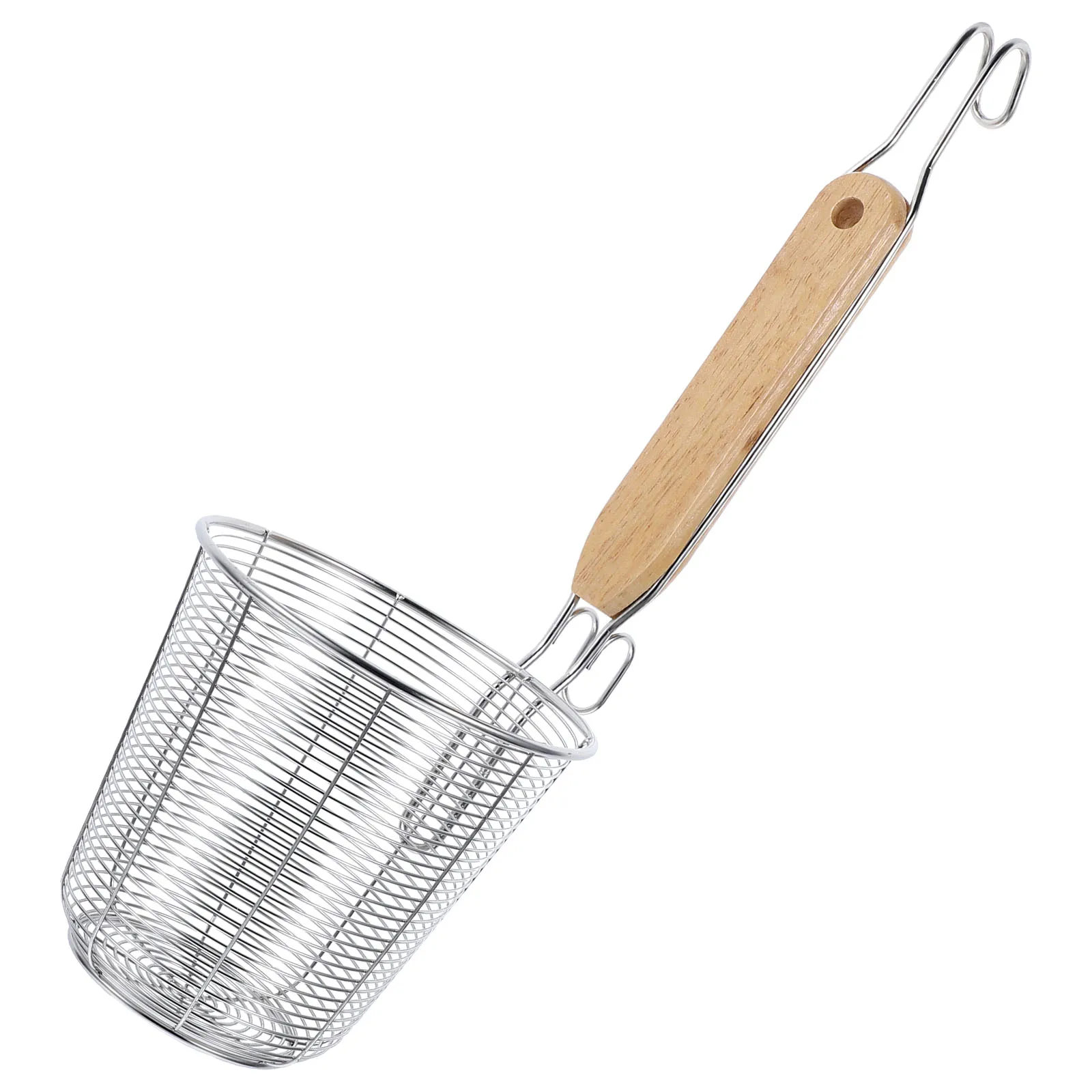 

Stainless Steel Food Strainer Small Size Handheld Colander for Cooking Pasta Noodle Mesh Kitchen Utensil Practical Cookware
