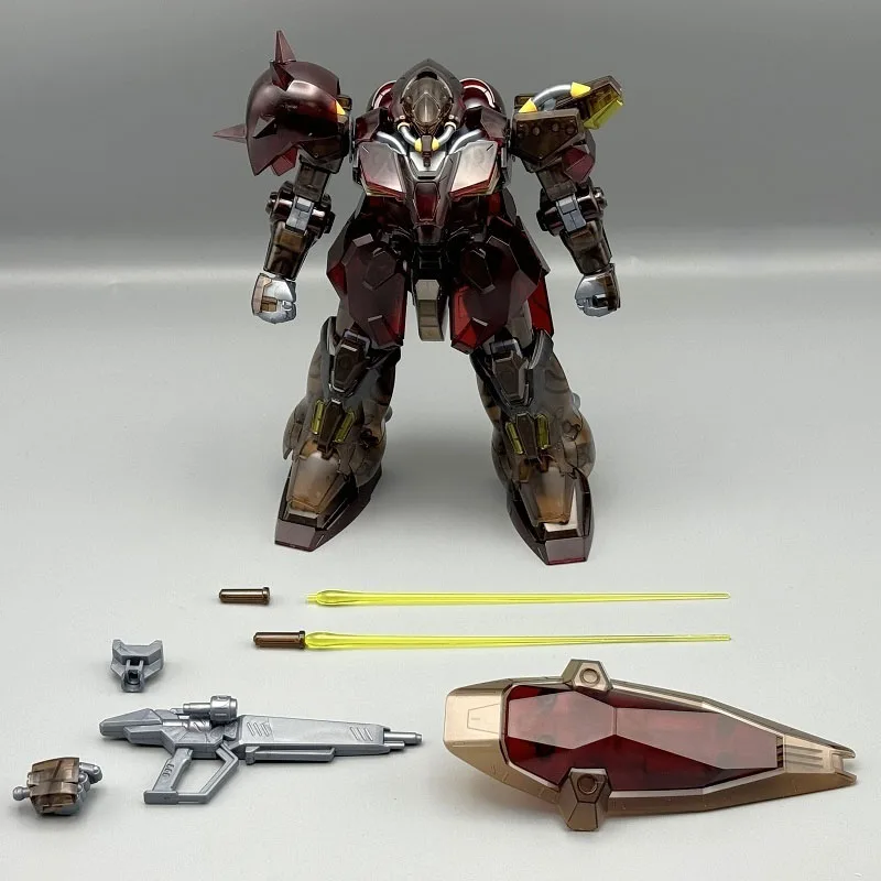 Bandai Originele HG Me02R-F01 MESSER TYPE-F01 [CLEAR COLOR] Gundam Anime Action Figure Robot Collectible Assembly Model Speelgoed Gift