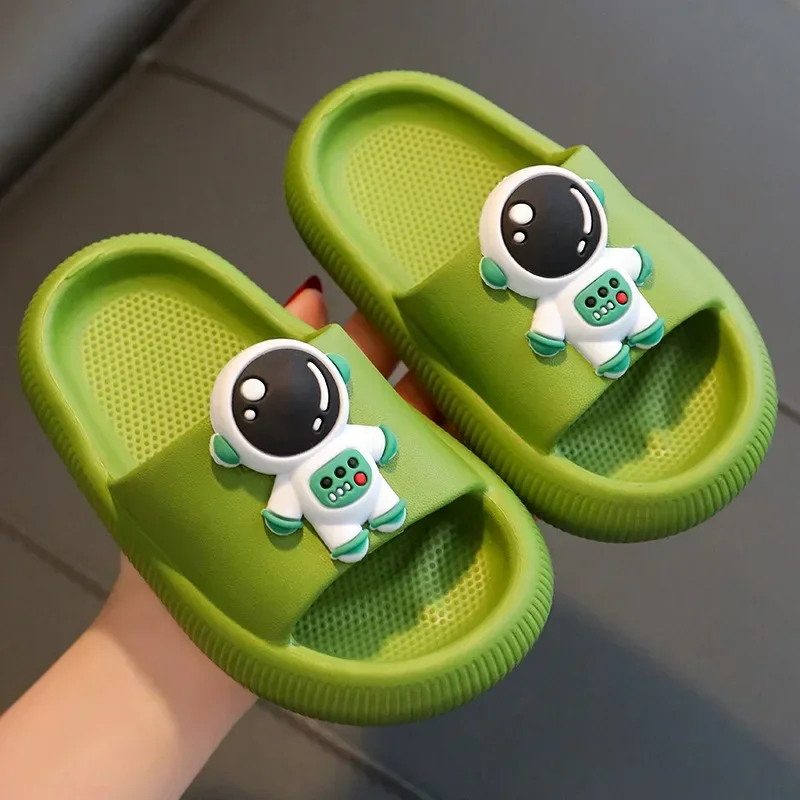 Baby Slippers for Home Summer Girls Boys Children Sandals Cute Cartoon Non-Slip Thick Sole Baby Kids Shoes Slippers