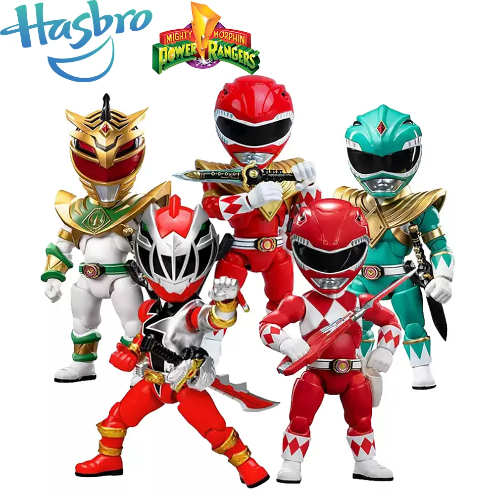 In Stock Original Hasbro Innovation Point Action Q Power Rangers Q Style Collectible Red Rangers Lord Drakkon Action Figures