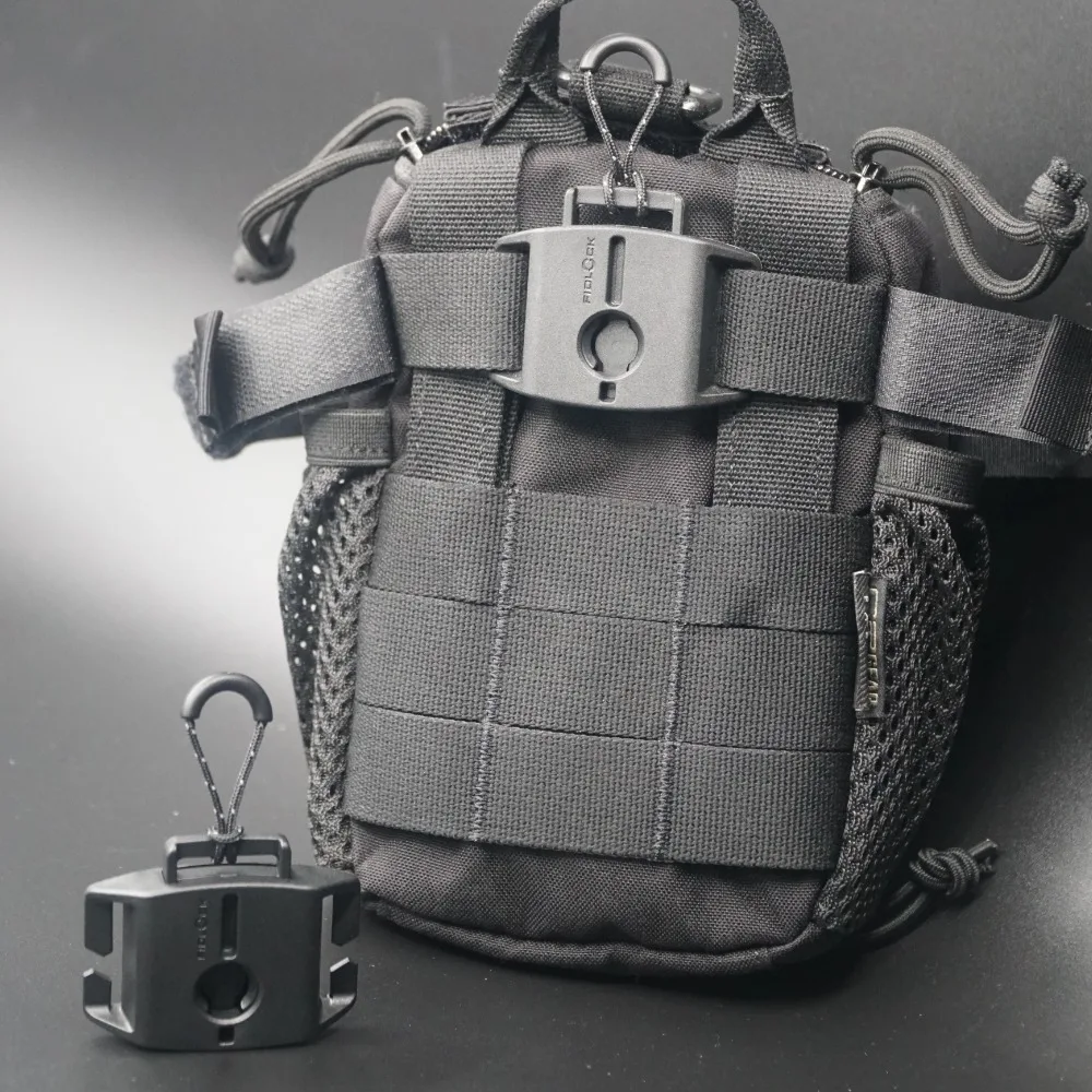 [HODR] FIDLOCK SNAP PULL Magenetic Buckle 25mm Molle Clip Quick Release 15kg Load-bearing Buckle Tactical System