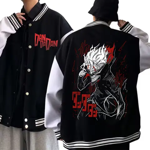 ผู้ชายผู้หญิงเสื้อ Dandadan Okarun ชุดเบสบอลมังงะญี่ปุ่นอะนิเมะของขวัญอะนิเมะ Dan Da Dan สไตล์ All-Season ...