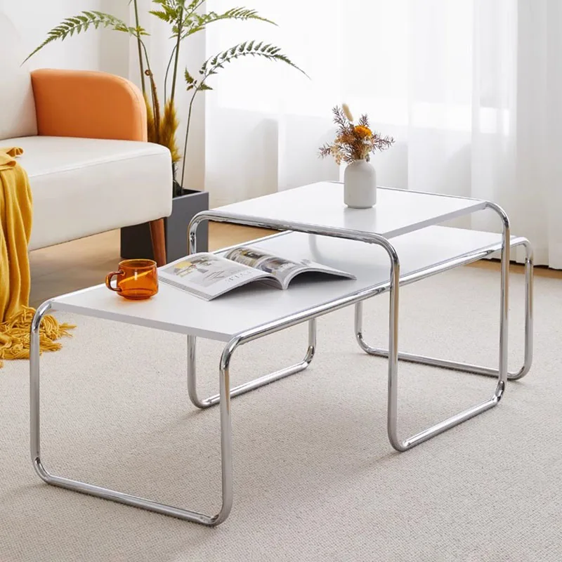 

Customizable Women Steel Simplicity Coffee Table