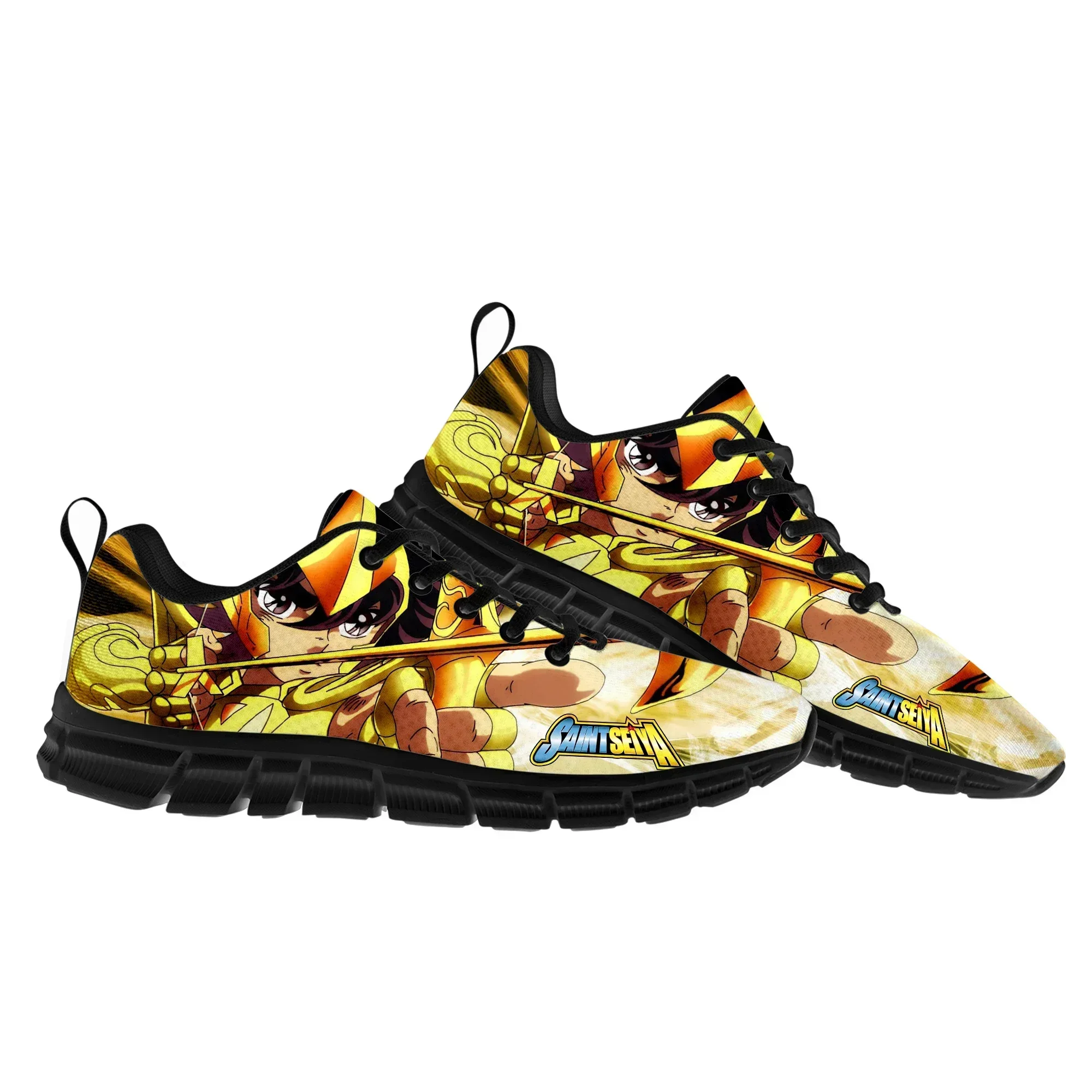 Saint Seiya Sports Shoes Men Women Teenager Kids Children Sneakers High Quality Japanese Anime Cartoon Manga Sneaker Custom Shoe