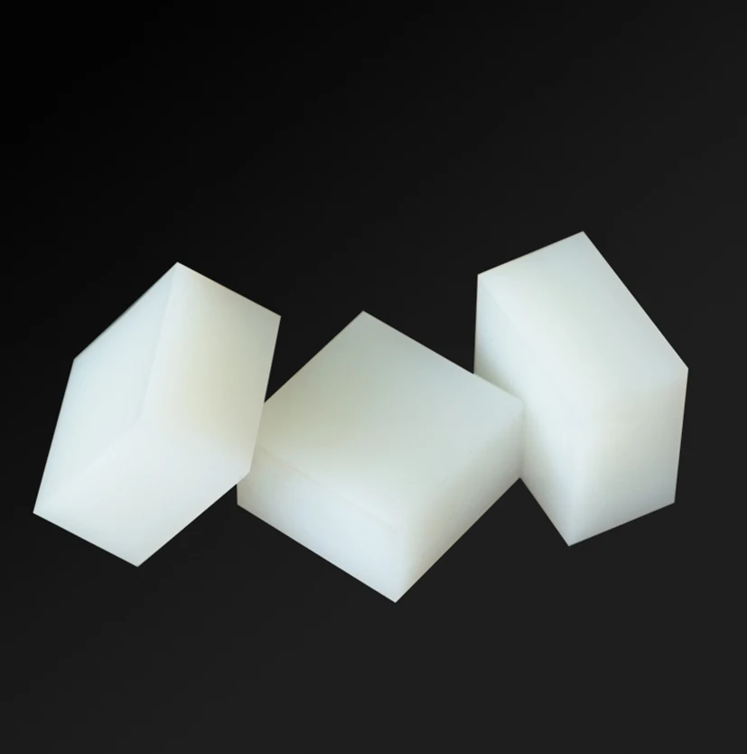 High Elasticity White Silicone Rubber Block Noise Reduction And Shock Absorption Mechanical Buffer Pad