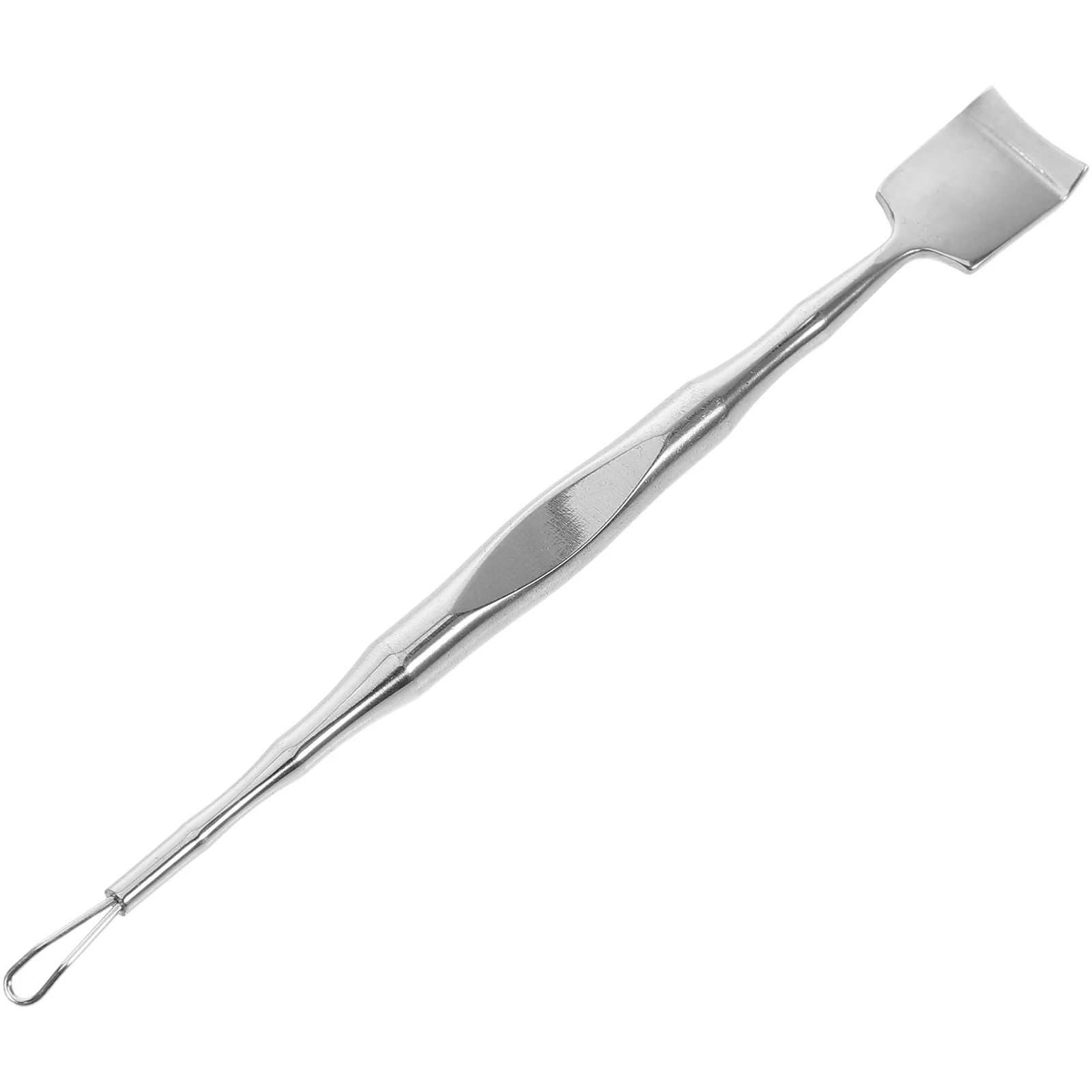 스테인리스 스틸 블랙헤드 스크레이퍼 이중 끝부분 얼굴 여드름 클리너 도구 코, 턱, 이마용 각질 제거 스파튤라