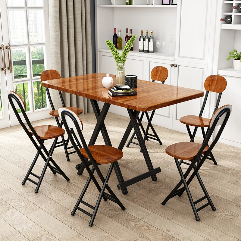 

Induction Dining Table Luxury Set Kitchen Furniture Coffee Extensible Round Dining Armoires Salon Muebles Para Hogar Small Set