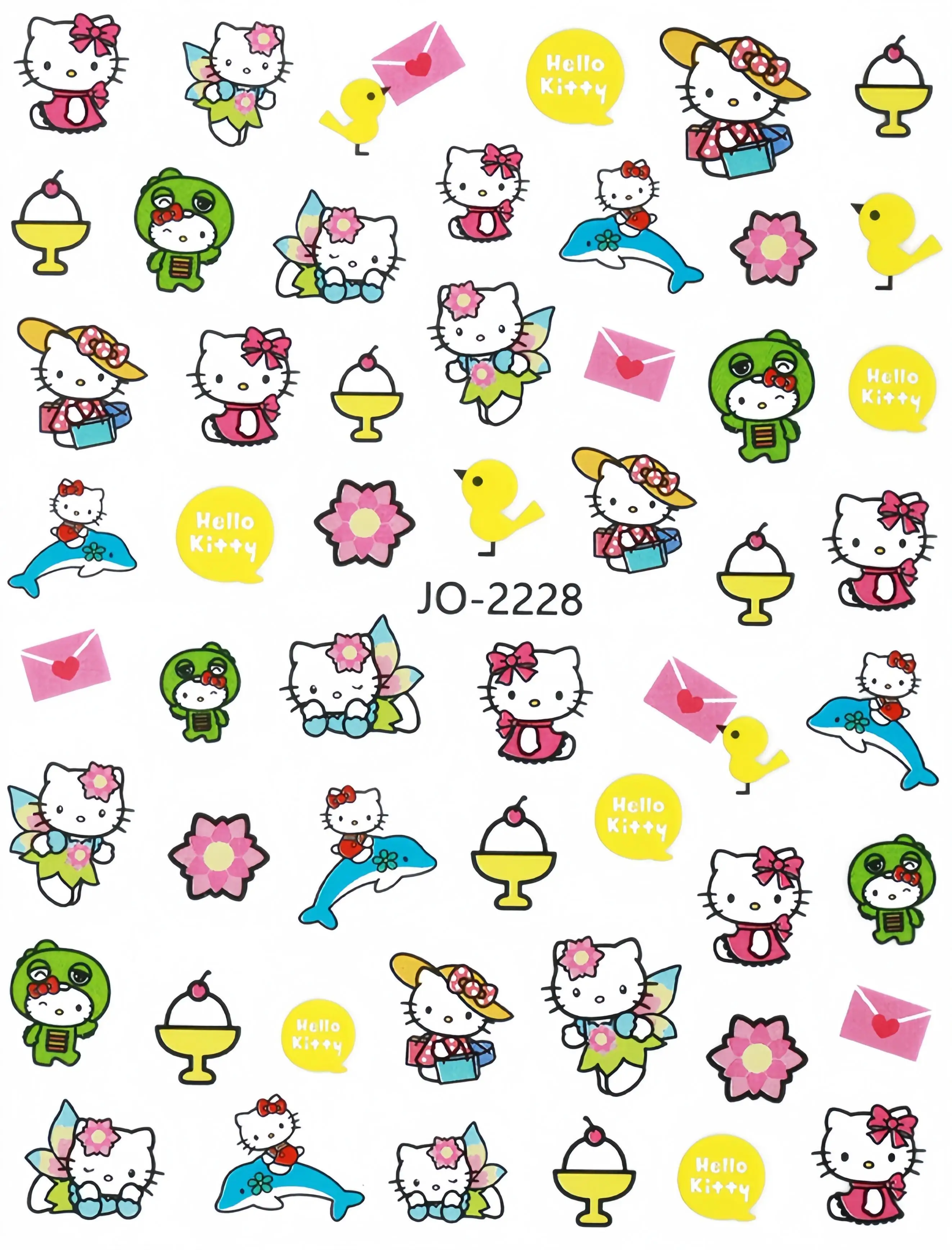 Autocollants mignons Hello Kitty pour enfants, Sanurgente, Kuromi, Melody, Cinnamoroll, autocollants de dessin animé, autocollants de voiture, décoration d'anime, jouets