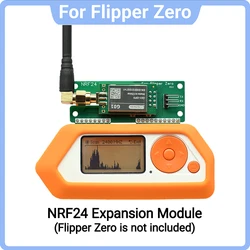 PINGEQUA NRF24 Expansion Module for Flipper Zero Based on Si24R1 Chip, GPIO Development Board for STEM Learning and DIY Projects