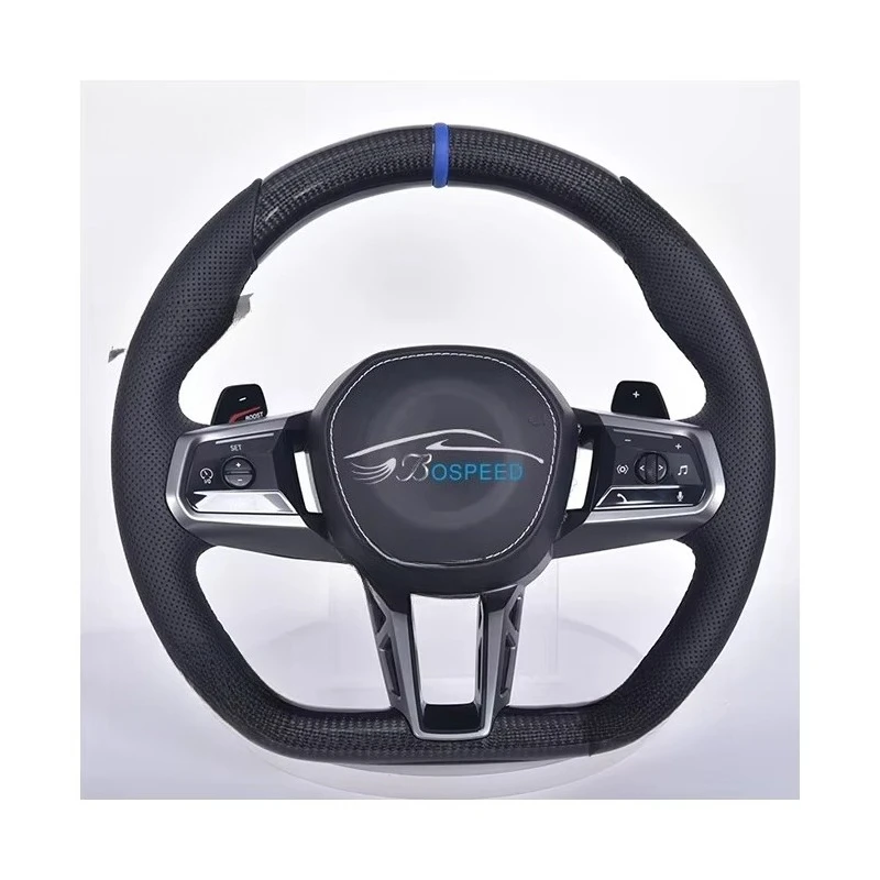 

LED Carbon Fiber Steering Wheel for BM W ID8.5 ID9 System G70 I20 G26 G05 G06 G07 G09 I4 X5 X6 X7 XM X1