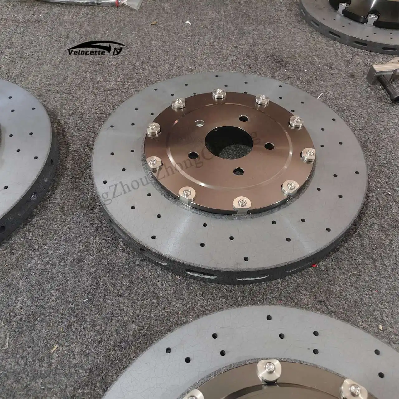 For Carbon Fiber Ceramic Brake Rotor 6/4/8 Pistons 355mm 380mm 400mm Caliper 6 Pistons Carbon Disc for  Mercedes Benz E53 Audi A